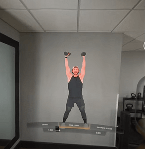 Litesport hiện cung cấp các bài tập VR dựa trên trọng lượng